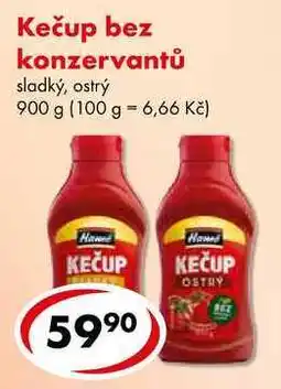 CBA Kečup bez konzervantů, 900 g nabídka