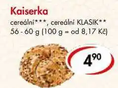 CBA Kaiserka cereální, 56-60 g nabídka