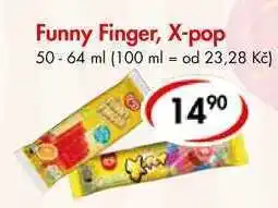 CBA Funny Finger, X-pop, 50-64 ml nabídka