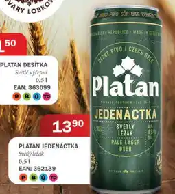 Tamda Foods PLATAN JEDENÁCTKA Světlý ležák 0,5 l nabídka