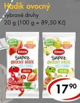 CBA Hadik ovocný, 20 g nabídka