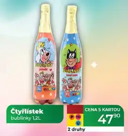 Tamda Foods Čtyřlístek bublinky 1,2L nabídka