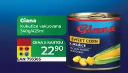 Tamda Foods Giana Kukuřice vakuovaná 340g/425ml nabídka