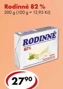 CBA Rodinné 82%, 200 g nabídka