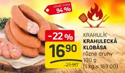 Flop Krahulik krahulecká klobása nabídka