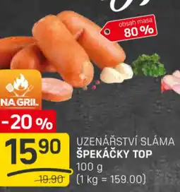 Flop Uzenářství sláma špekáčky top nabídka