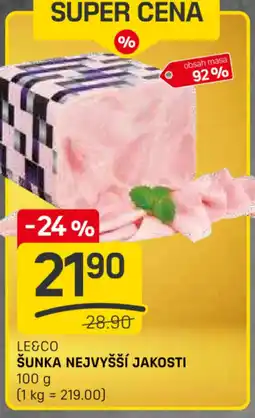 Flop Le&co šunka nejvyšší jakosti nabídka