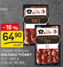Flop Uzeniny příbram grilovací tyčinky nabídka