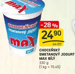 Flop Choceňský smetanový jogurt max bílý nabídka