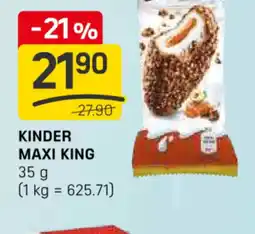 Flop Kinder maxi king nabídka
