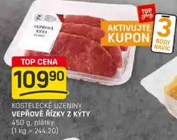 Flop Kostelecké uzeniny vepřové řízky z kýty nabídka