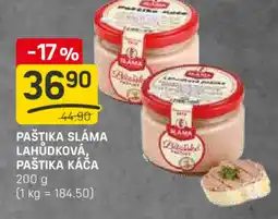Flop Paštika sláma lahůdková, paštika káča nabídka