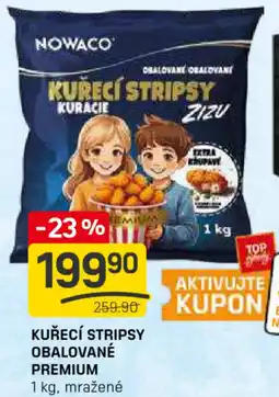 Flop Kuřecí stripsy obalované premium nabídka