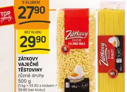Flop Zátkovy vaječné těstoviny nabídka