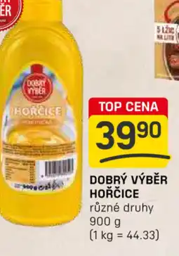 Flop Dobrý výběr hořčice nabídka