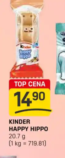 Flop Kinder happy hippo nabídka