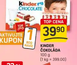 Flop Kinder čokoláda nabídka