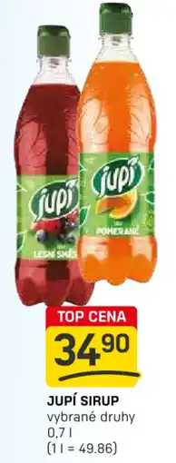 Flop Jupí sirup nabídka