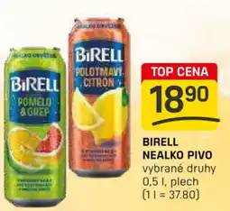 Flop Birell nealko pivo nabídka