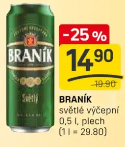Flop Braník světlé výčepní nabídka