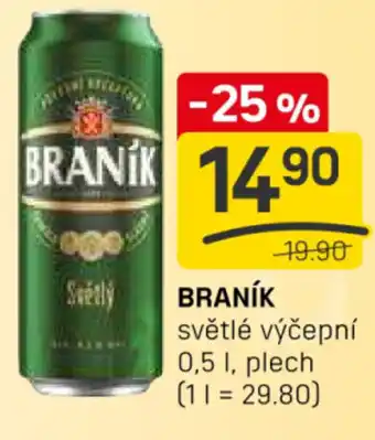 Flop Braník světlé výčepní nabídka