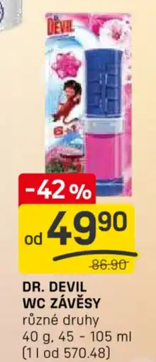 Flop Dr. devil wc závěsy nabídka