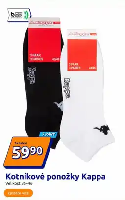 Action Kotníkové ponožky kappa nabídka