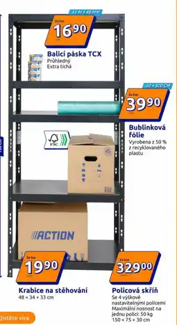 Action Policová skříň nabídka