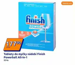 Action Tablety do myčky nádobí finish powerball all-in-1 nabídka