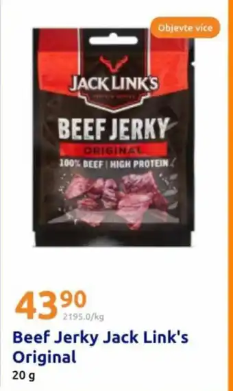 Action Beef jerky jack link's original nabídka