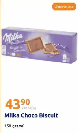 Action MILKA Choco biscuit nabídka