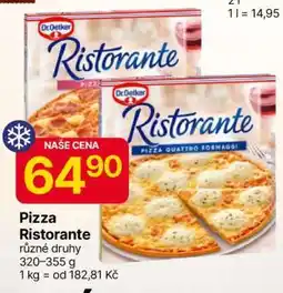 Hruška Pizza Ristorante nabídka