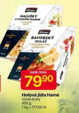 Hruška Hotová jídla Hamé nabídka