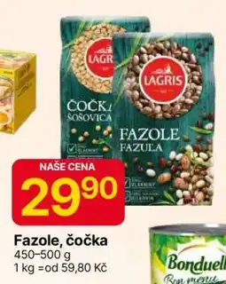 Hruška Fazole, čočka nabídka