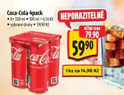Albert Coca-Cola 4pack nabídka