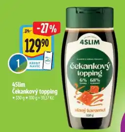 Albert 4Slim Čekankový topping nabídka