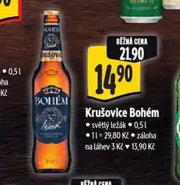 Albert Pivo krušovice bohém nabídka