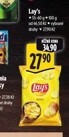 Albert Lay's chipsy nabídka