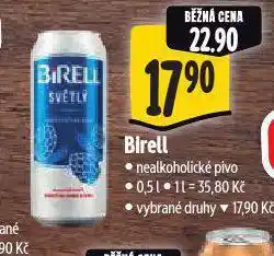 Albert Birell nealkoholické pivo nabídka