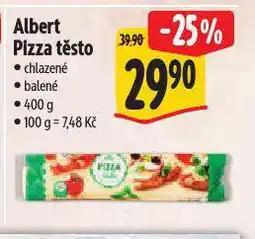 Albert Pizza těsto nabídka