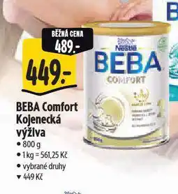 Albert Beba kojenecká výživa nabídka