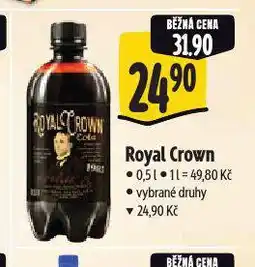 Albert Royal crown cola nabídka