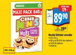 Albert Nestlé dětské cereálie nabídka