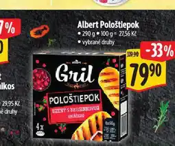 Albert Pološtiepok nabídka