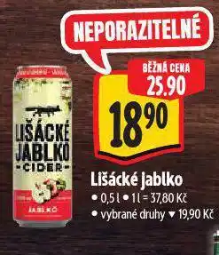 Albert Lišácké jablko cider nabídka