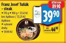 Albert Franz josef tuňák steak nabídka