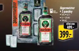 Albert Jagermeister + 2 panáky nabídka