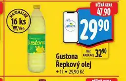 Albert Gustona řepkový olej nabídka