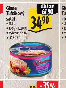 Albert Giana tuňákový salát nabídka