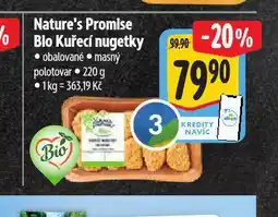 Albert Bio kuřecí nugetky nabídka